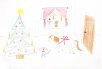 Anna R.(11) aus der Südstadt hat Tiere gemalt, die sie sich zu Weihnachten wünscht. 